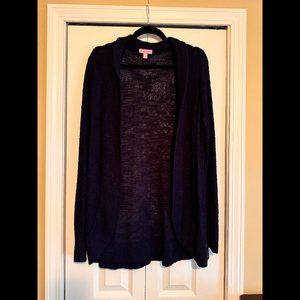 Lilly Pulitzer XL Navy Cardigan Sweater